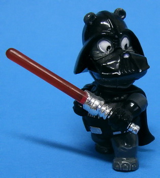 Kinder Überraschung Dark Laser - Personaggio Star Wars Della Serie Hipperium, Darth Vader Ippopotamo Con Spada Rossa, Altezza 4 Cm